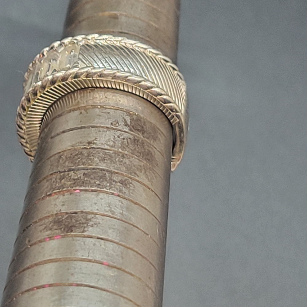 Judith Ripka Sterling Silver Baguette Ring - Picture 6 of 6